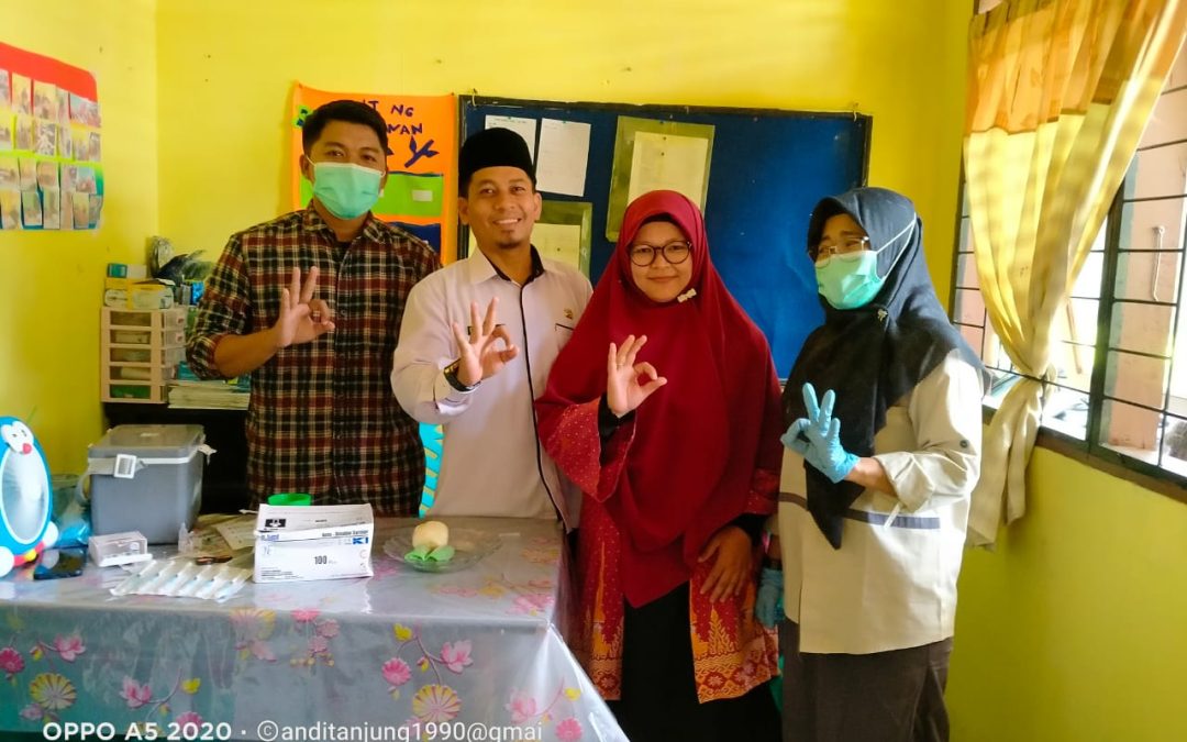 Mhd. Azlan Meninjau Kegiatan Crash Program Polio di Puskesmas Desa Sepahat