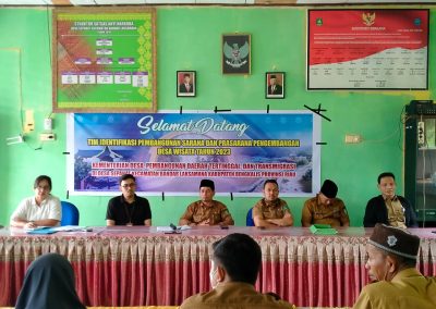 Desa Sepahat di Kunjungi Tim Kementrian Desa