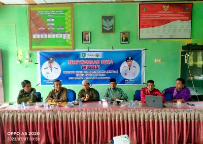 Sepahat Gelar Musdes RKPDes Tahun Anggaran 2024