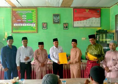 Pelantikan Sekdes, Kaur Umum dan Kasi Pelayanan Desa Sepahat Berlangsung Khidmat