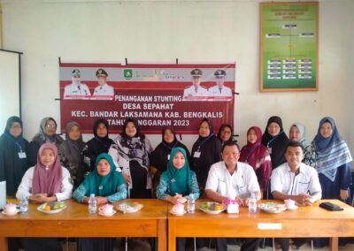 Pj. Kepala Desa Buka Kegiatan Penanganan Stunting Desa Sepahat Tahun 2023
