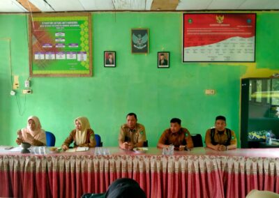 Penangganan Stunting, Pemdes Sepahat Gelar Sosialisasi PMT Bersama Kader Posyandu