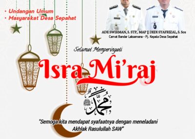 𝙐𝙉𝘿𝘼𝙉𝙂𝘼𝙉 𝙆𝙀𝙋𝘼𝘿𝘼 𝙈𝘼𝙎𝙔𝘼𝙍𝘼𝙆𝘼𝙏 𝘿𝙀𝙎𝘼 𝙎𝙀𝙋𝘼𝙃𝘼𝙏  𝙐𝙉𝙏𝙐𝙆 𝙈𝙀𝙈𝙋𝙀𝙍𝙄𝙉𝙂𝘼𝙏𝙄 𝙄𝙎𝙍𝘼’ 𝙈𝙄’𝙍𝘼𝙅 𝙉𝘼𝘽𝙄 𝙈𝙐𝙃𝘼𝙈𝙈𝘼𝘿 𝙎𝘼𝙒