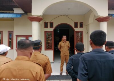 Brifing Senin Pagi, Taufik : Pesta Demokrasi Mari Kita Bersama-sama Memberikan Hak Suara dan Jangan Golput