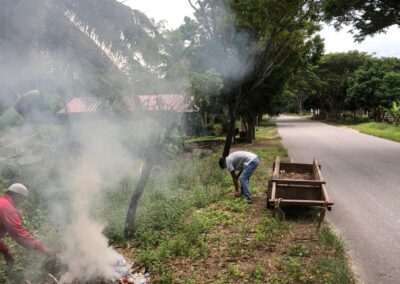 Pemerintah Desa Sepahat Gelar Gotong Royong Sambut MTQ Kabupaten Bengkalis ke-50