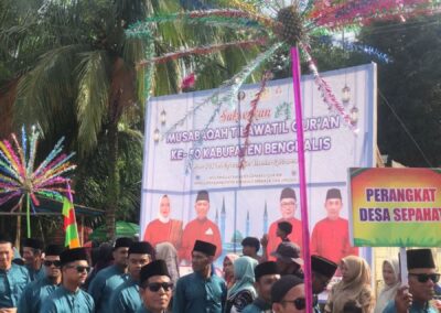 Desa Sepahat Ikut Serta MemeriahkanPawai Ta’aruf MTQ Tingkat Kabupaten ke-50 Tahun 2025