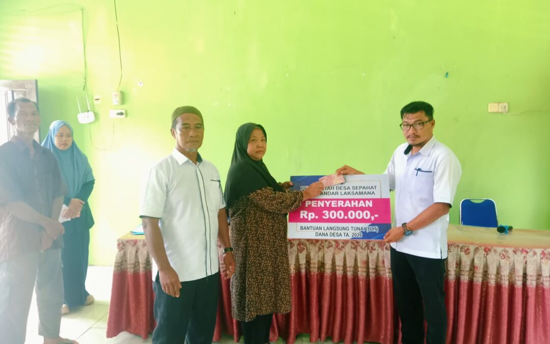 PEMERINTAH DESA SEPAHAT SALURKAN BANTUAN LANGSUNG TUNAI (BLT) TAHUN ANGGARAN 2026